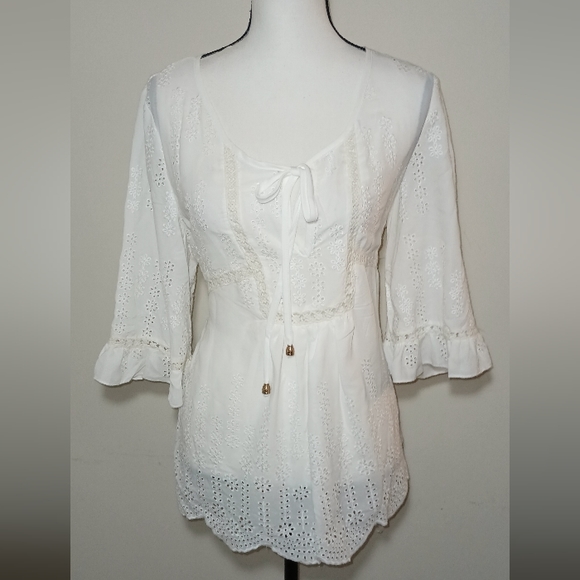 NWT Solitaire Blouse (L) - Picture 2 of 9